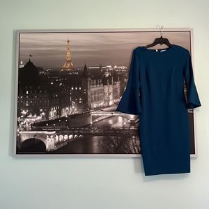 Calvin Klein teal dress